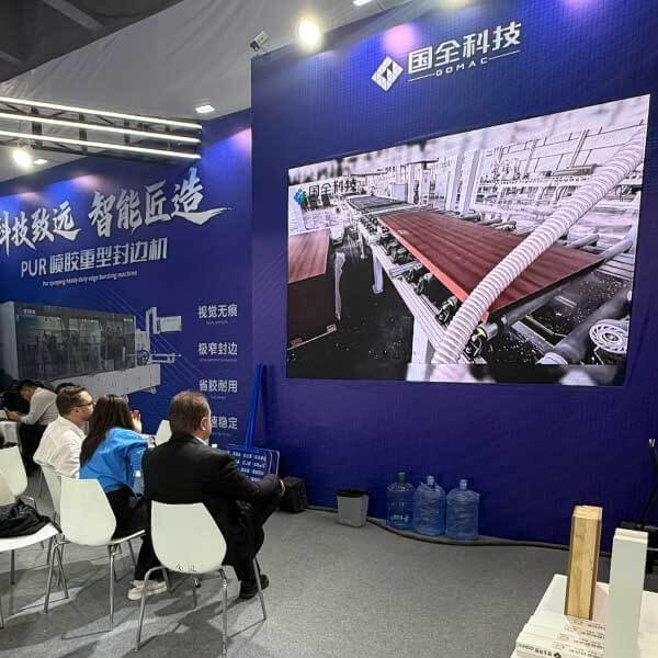 Guoquan Top Door Production Line Machine Factory Show at CIFF Guangzhou 2026 3 Guoquan CIFF Customer From Russia